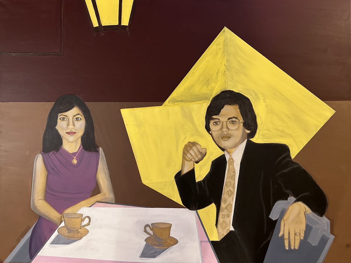 Mother and Father Together — oil on canvas