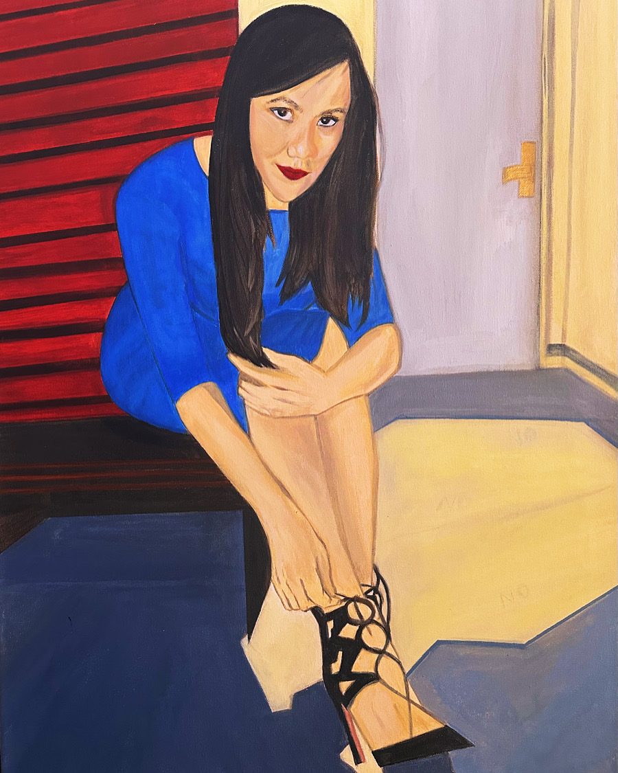 For All the Times I Should Have Said No — oil on canvas