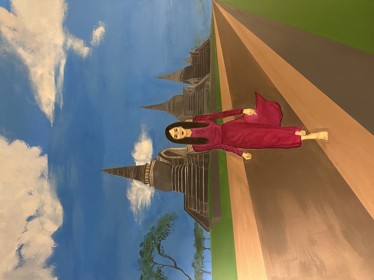 Dreaming of Asia, I Rediscover My Roots — oil on canvas