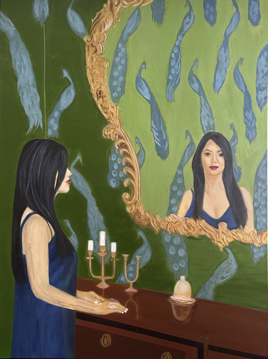 I Find Myself in Greece in Order to Find Myself — oil on canvas